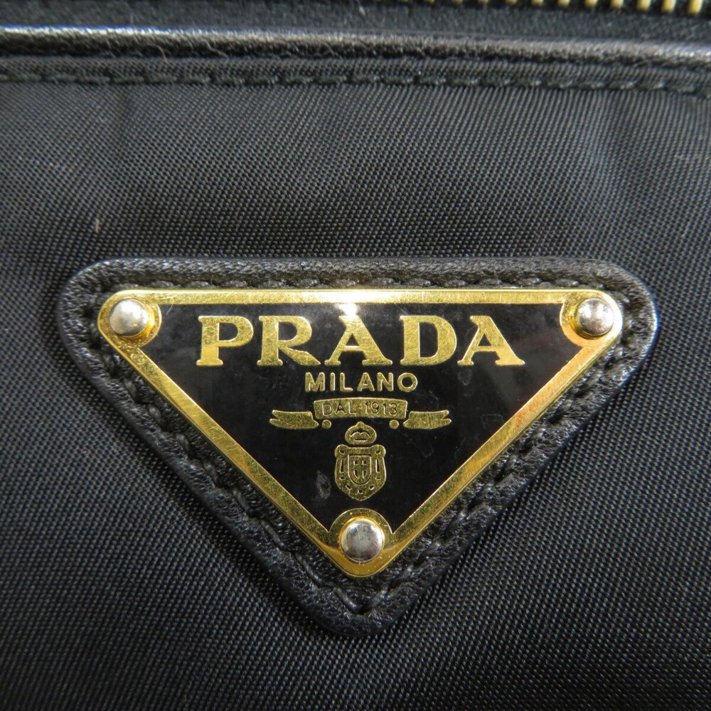 Prada 2way convertible tote bag black leather - Picture 8 of 11
